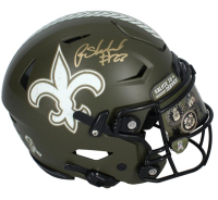 Rashid Shaheed Signed Saints Full-Size Authentic On-Field Salute to Service Alternate Speedflex Helmet with Custom Military Branch Visor (Beckett) at PristineAuction.com