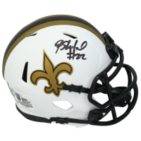 Rashid Shaheed Signed Saints Lunar Eclipse Alternate Speed Mini Helmet (Beckett) at PristineAuction.com