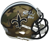Rashid Shaheed Signed Saints Camo Alternate Speed Mini Helmet (Beckett) at PristineAuction.com