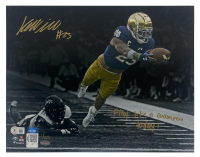 Kyren Williams Signed Notre Dame Fighting Irish 11x14 Photo Inscribed "Play Like A Champion Today!" (Beckett) at PristineAuction.com