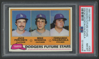Jack Perconte / Mike Scioscia / Fernando Valenzuela 1981 Topps #302 RC (PSA 8) at PristineAuction.com
