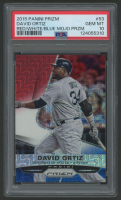 David Ortiz 2015 Prizm Red White Blue Mojo Prizm #53 (PSA 10) at PristineAuction.com