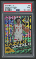 Amen Thompson 2023-24 Panini Mosaic Razzle Dazzle #13 RC (PSA 9) at PristineAuction.com