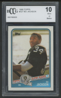 Bo Jackson 1988 Topps #327 (BCCG 10) at PristineAuction.com