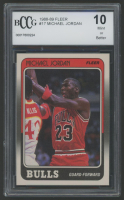 Michael Jordan 1988-89 Fleer #17 (BCCG 10) at PristineAuction.com