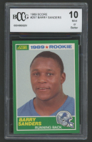 Barry Sanders 1989 Score #257 RC (BCCG 10) at PristineAuction.com