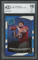 Patrick Mahomes II 2017 Donruss RR #327 RC (BCCG 10) at PristineAuction.com