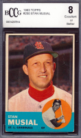 Stan Musial 1963 Topps #250 (BCCG 8) at PristineAuction.com