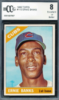 Ernie Banks 1966 Topps #110 (BCCG 8) at PristineAuction.com
