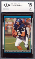 Drew Brees 2001 Bowman #164 (BCCG 10) at PristineAuction.com
