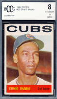 Ernie Banks 1964 Topps #55 (BCCG 8) at PristineAuction.com