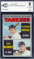 Thurman Munson / Dave McDonald 1970 Topps #189 Rookie Stars RC (BCCG 8) at PristineAuction.com