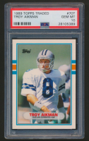 Troy Aikman 1989 Topps Traded #70T RC (PSA 10) at PristineAuction.com
