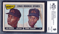 Joe Morgan RC / Sonny Jackson RC DP 1965 Topps Rookie Stars #16 (BCCG 9) at PristineAuction.com