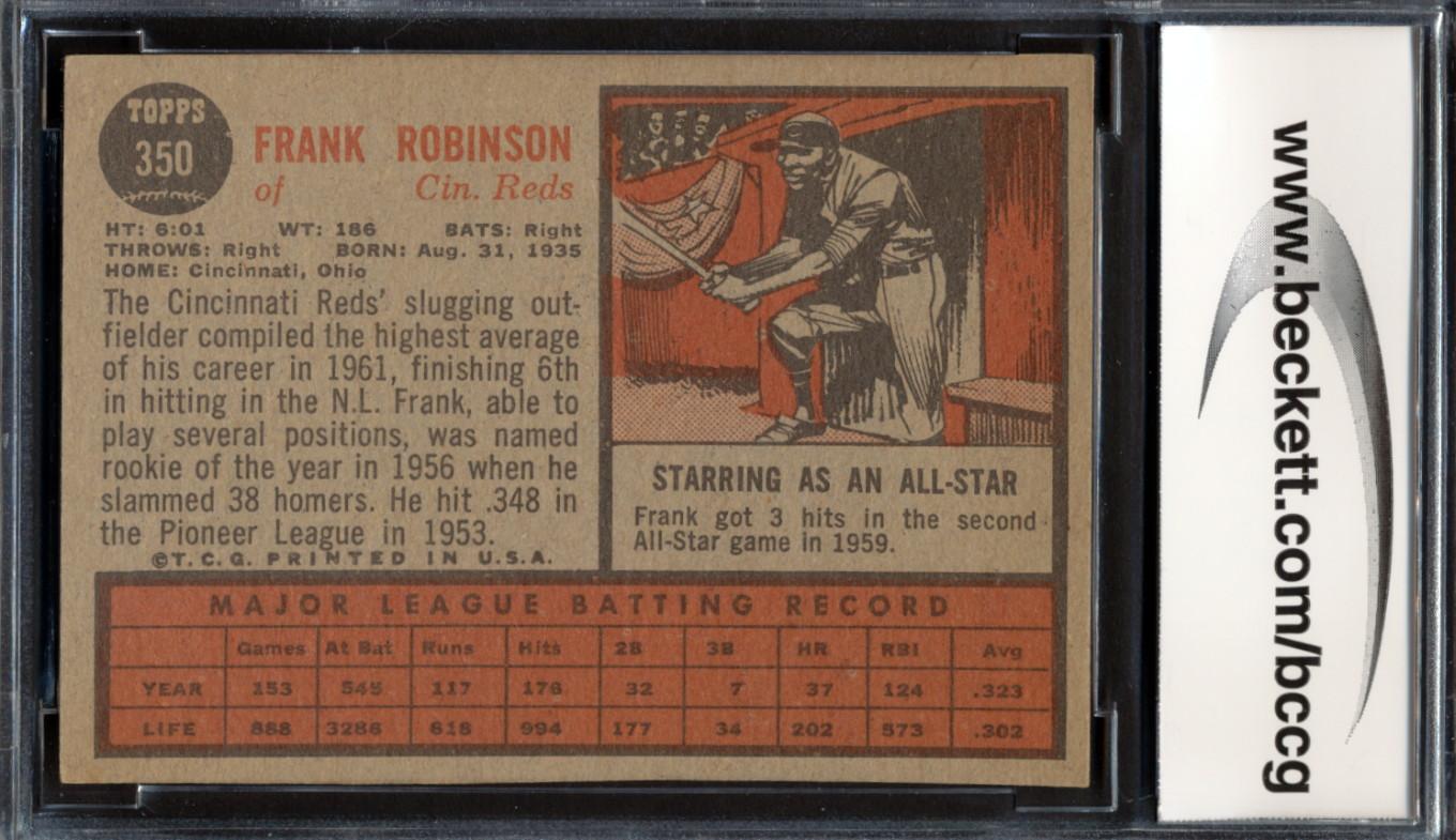 Frank Robinson 1964 Topps #260 (BCCG 9) at PristineAuction.com Frank Robinson 1964 Topps #260 (BCCG 9) at PristineAuction.com
