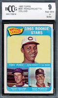 Tony Perez RC / Dave Ricketts RC / Kevin Collins RC SP 1965 Topps Rookie Stars #581 (BCCG 9) at PristineAuction.com