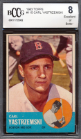 Carl Yastrzemski 1963 Topps #115 (BCCG 8) at PristineAuction.com