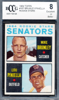 Lou Piniella / Mike Brumley 1964 Topps #167 Rookie Stars RC (BCCG 8) at PristineAuction.com