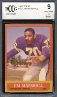 Jim Marshall 1963 Topps #107 RC (BCCG 9) at PristineAuction.com