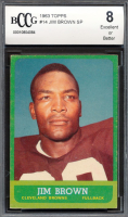 Jim Brown 1963 Topps #14 SP (BCCG 8) at PristineAuction.com
