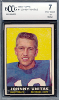 Johnny Unitas 1959 Topps #1 (BCCG 7) at PristineAuction.com