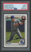 Bobby Witt Jr. Signed 2020 Bowman Prospects #BP25 (PSA 9 | Auto 10) at PristineAuction.com