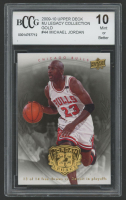 Michael Jordan 2009-10 Upper Deck Michael Jordan Legacy Collection Gold #44 (BCCG 10) at PristineAuction.com