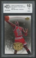 Michael Jordan 2009-10 Upper Deck Michael Jordan Legacy Collection Gold #84 (BCCG 10) at PristineAuction.com