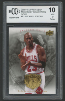 Michael Jordan 2009-10 Upper Deck Michael Jordan Legacy Collection Gold #81 (BCCG 10) at PristineAuction.com