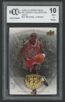 Michael Jordan 2009-10 Upper Deck Michael Jordan Legacy Collection Gold #37 (BCCG 10) at PristineAuction.com