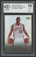 Lebron James 2003 Upper Deck Lebron James Box Set #12 (BCCG 10) at PristineAuction.com