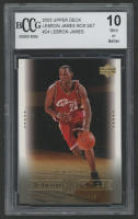 Lebron James 2003 Upper Deck Lebron James Box Set #24 (BCCG 10) at PristineAuction.com