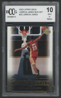 Lebron James 2003 Upper Deck Lebron James Box Set #22 (BCCG 10) at PristineAuction.com