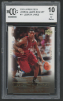 Lebron James 2003 Upper Deck Lebron James Box Set #11 (BCCG 10) at PristineAuction.com