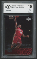 LeBron James 2003-04 Upper Deck #301 (BCCG 10) at PristineAuction.com
