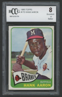 Hank Aaron 1965 Topps #170 (BCCG 8) at PristineAuction.com