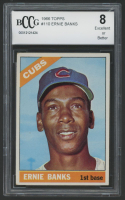 Ernie Banks 1966 Topps #110 (BCCG 8) at PristineAuction.com