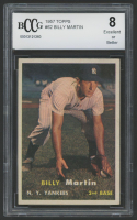 Billy Martin 1957 Topps #62 (BCCG 8) at PristineAuction.com
