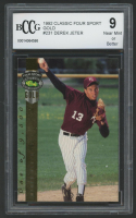 Derek Jeter 1992 Classic Four Sport Gold #231 (BCCG 9) at PristineAuction.com