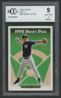 Derek Jeter 1993 Topps Gold #98 RC (BCCG 9) at PristineAuction.com