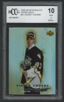 Sidney Crosby 2005-06 Upper Deck McDonald's #51 (BCCG 10) at PristineAuction.com