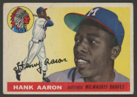 Hank Aaron 1955 Topps #47 at PristineAuction.com