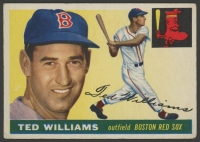 Ted Williams 1955 Topps #2 at PristineAuction.com