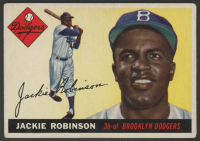 Jackie Robinson 1955 Topps #50 at PristineAuction.com
