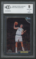 Dirk Nowitzki 1998-99 Topps Chrome #154 RC (BCCG 9) at PristineAuction.com
