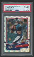 Jalen Hurts 2020 Panini Donruss The Rookies #TRJAH RC (PSA 10) at PristineAuction.com