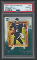 Jalen Hurts 2020 Panini Chronicles Gridiron Kings #GK5 RC (PSA 10) at PristineAuction.com