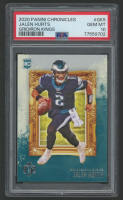 Jalen Hurts 2020 Panini Chronicles Gridiron Kings #GK5 RC (PSA 10) at PristineAuction.com