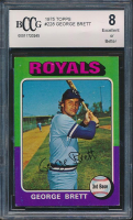 George Brett 1975 Topps #228 RC (BCCG 8) at PristineAuction.com