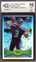 Russell Wilson 2012 Topps Chrome Refractors #40 (BCCG 10) at PristineAuction.com
